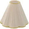 Torino Plisserad Toppringskärm Ø25cm Beige
