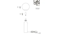 Torrano Bordslampa 53cm Svart
