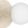 Torrano Plafond/Vägglampa 13cm Travertin IP44