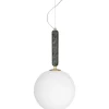 Torrano Taklampa 30cm E14 Grön/Opalvit
