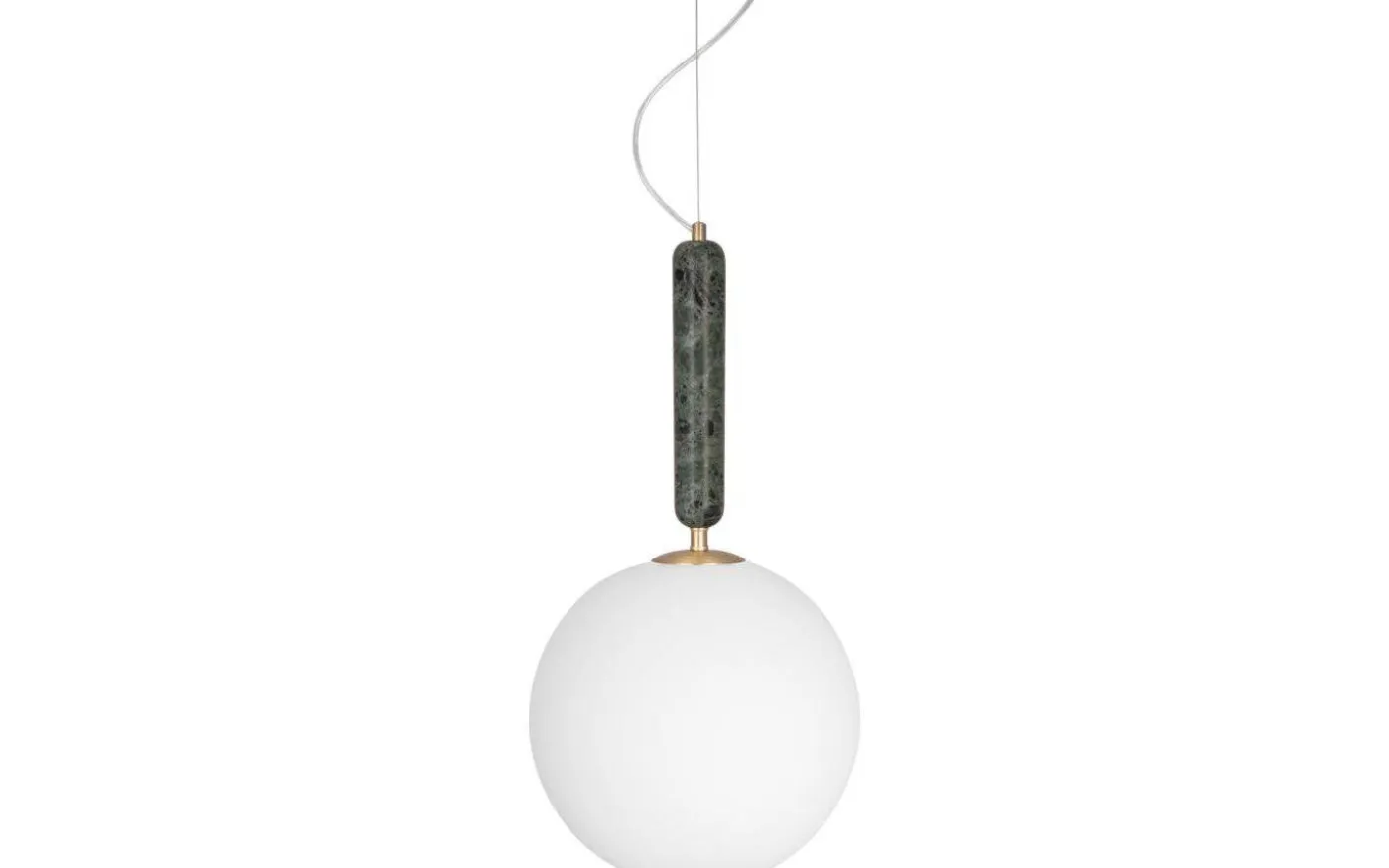 Torrano Taklampa 30cm E14 Grön/Opalvit