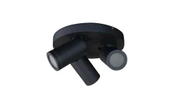 Torsö Takspotlight Ø25cm Svart IP44