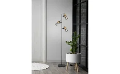 Tosh Golvlampa E14 mattsvart