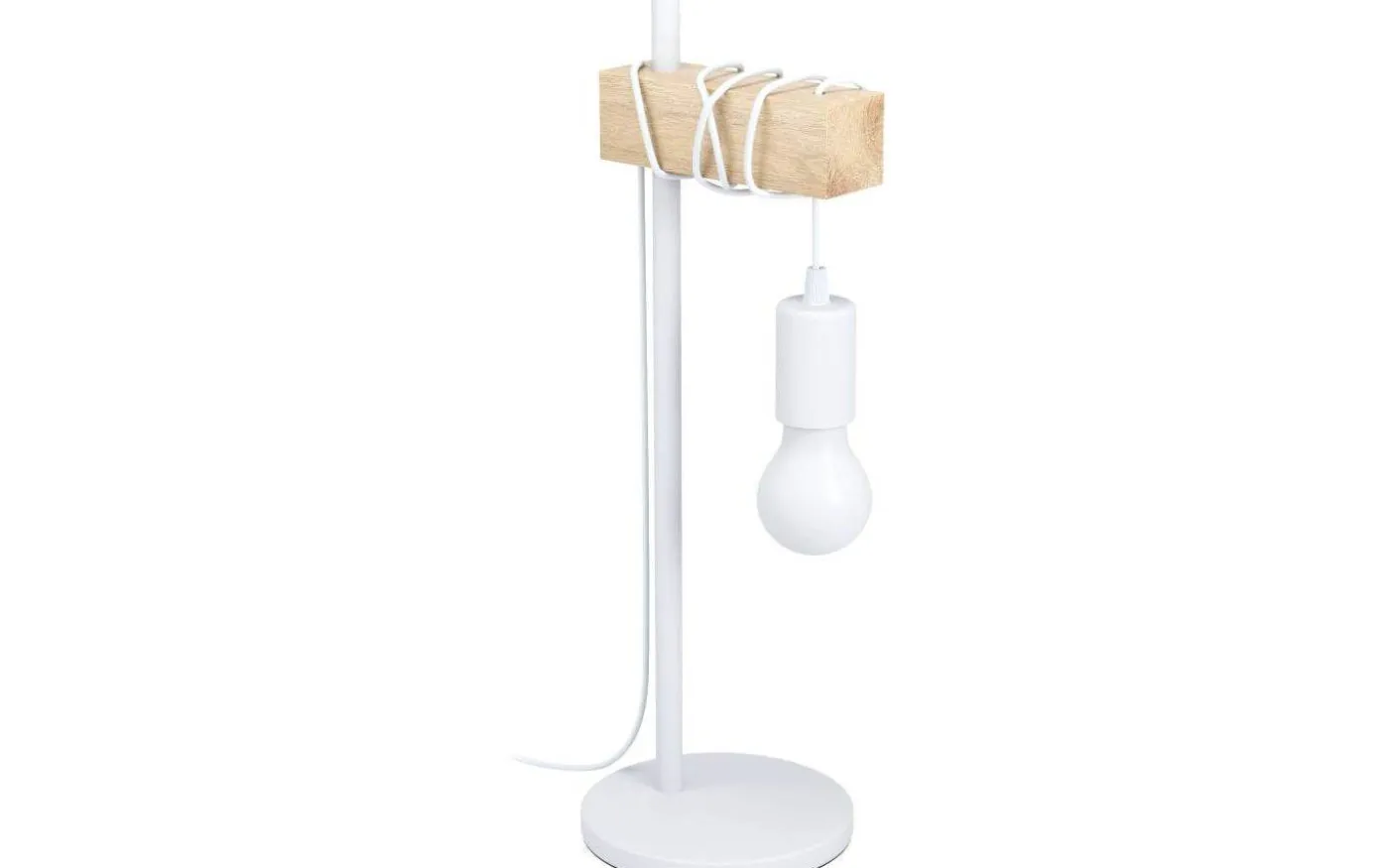 Townshend Bordslampa 50cm Vit/Ek