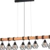 Townshend Taklampa 150cm 9L Trä/Svart