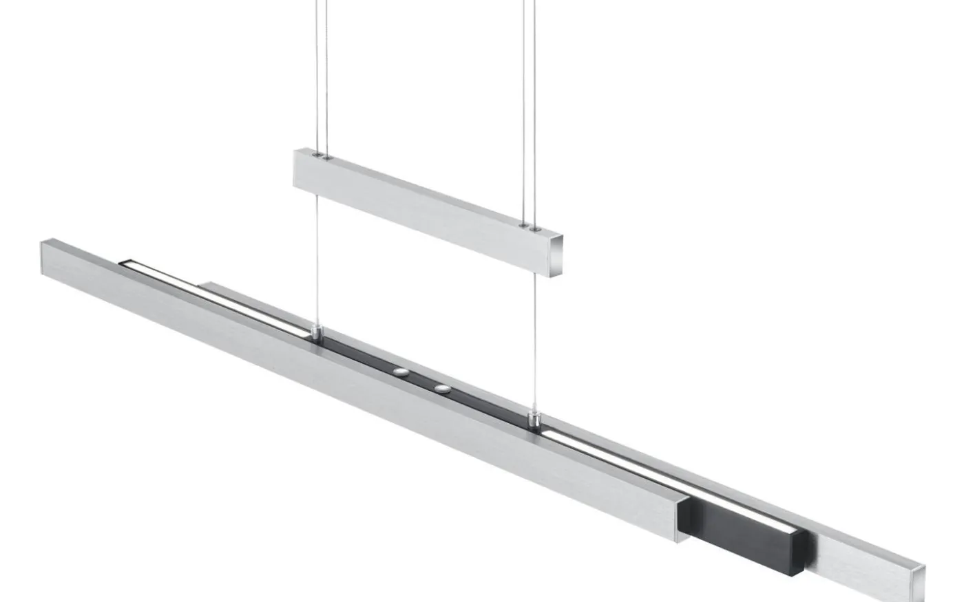 Trajan Taklampa LED borstad aluminium/svart