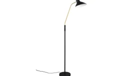 Traveller Golvlampa E27 mattsvart/mattmässing