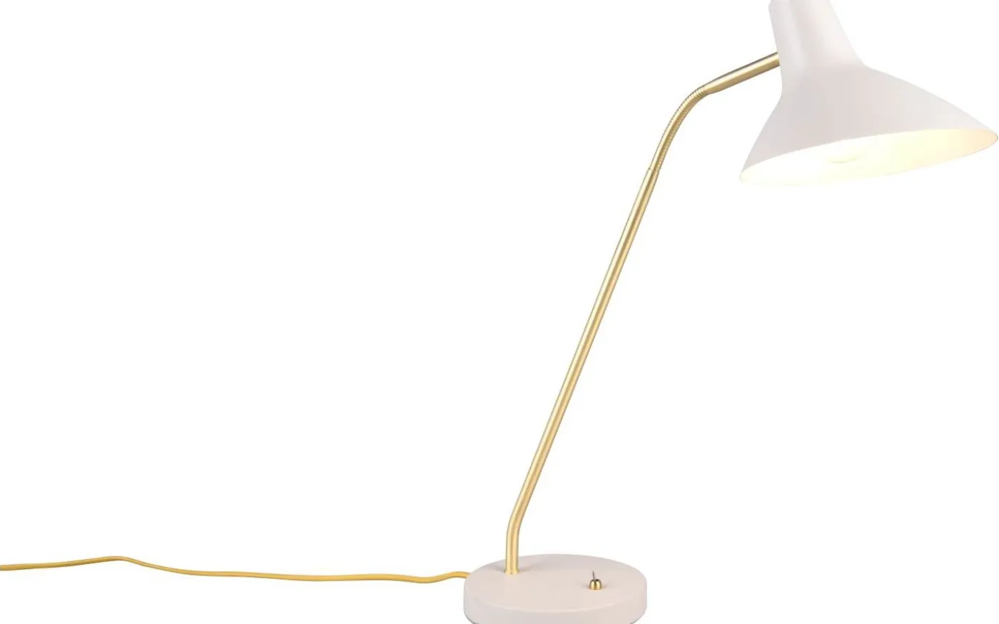 Traveller Skrivbordslampa E27 varmgrå/matt mässing