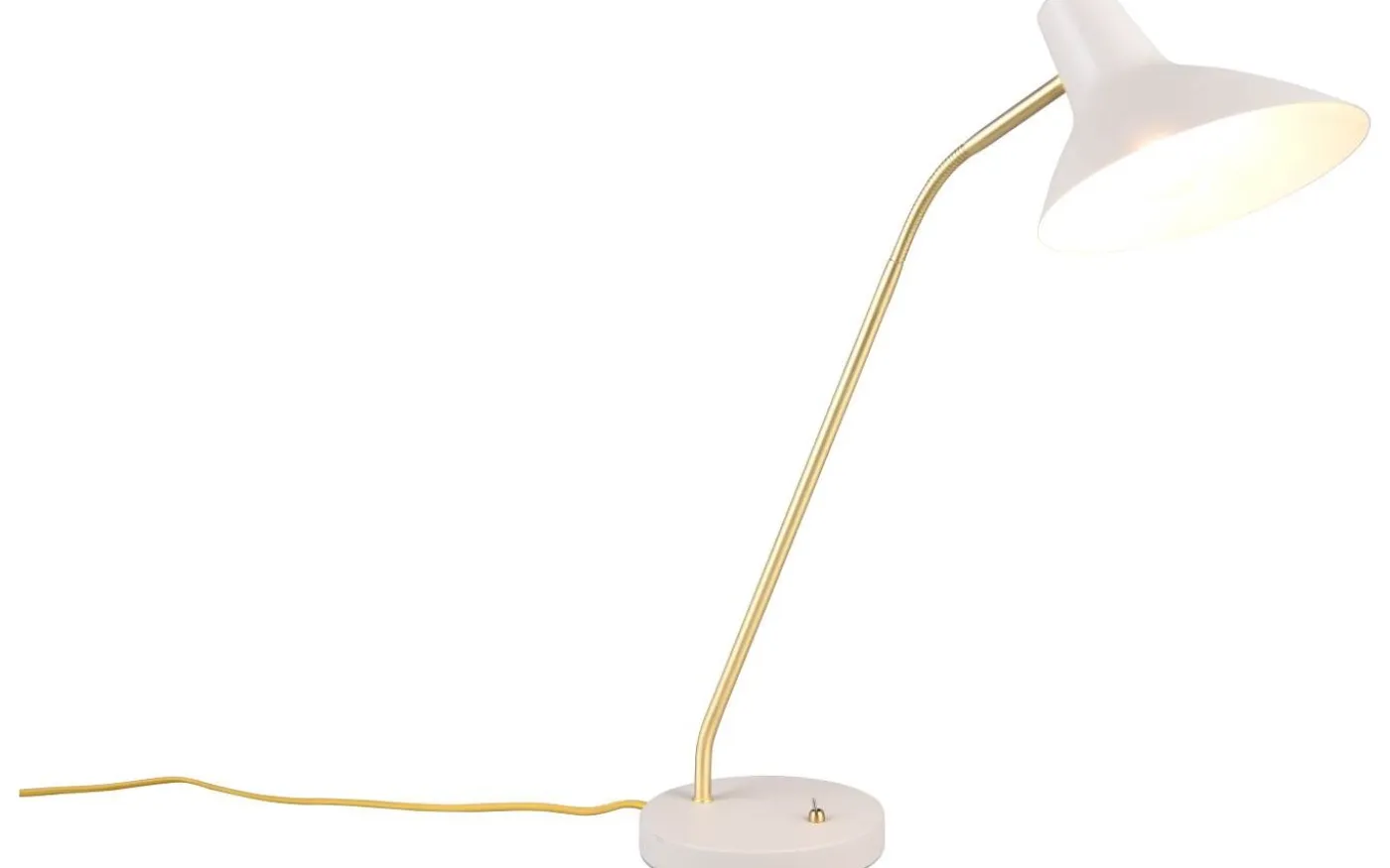 Traveller Skrivbordslampa E27 varmgrå/matt mässing