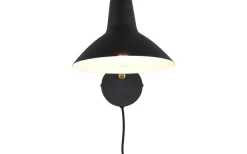 Traveller Vägglampa E27 mattsvart/mattmässing