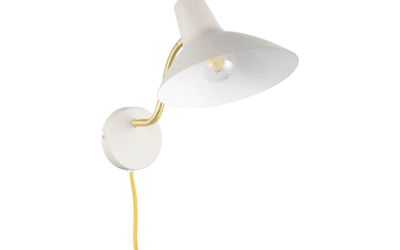 Traveller Vägglampa E27 varmgrå/matt mässing