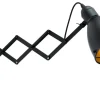 Treburley Vägglampa Svart/Guld