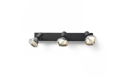 Trica III Takspotlight 3L Svart