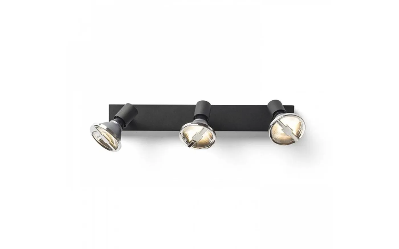 Trica III Takspotlight 3L Svart