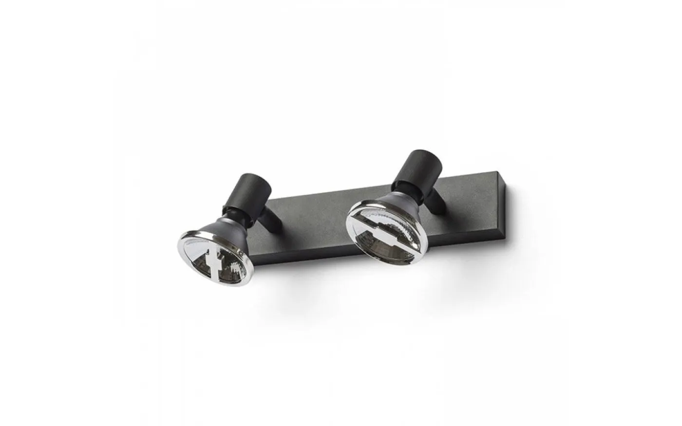 Trica III Vägglampa 2L Svart