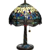 Trollslända Bordslampa 47cm Safirblå