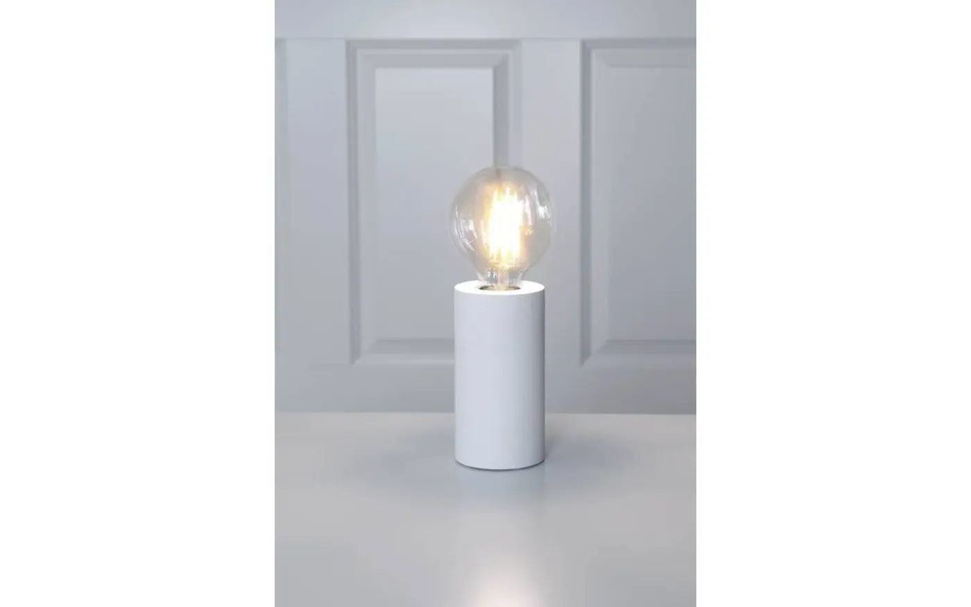 Tub Bordslampa E27 15cm Vit