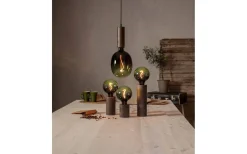 Tub Fönsterlampa 15cm Brun