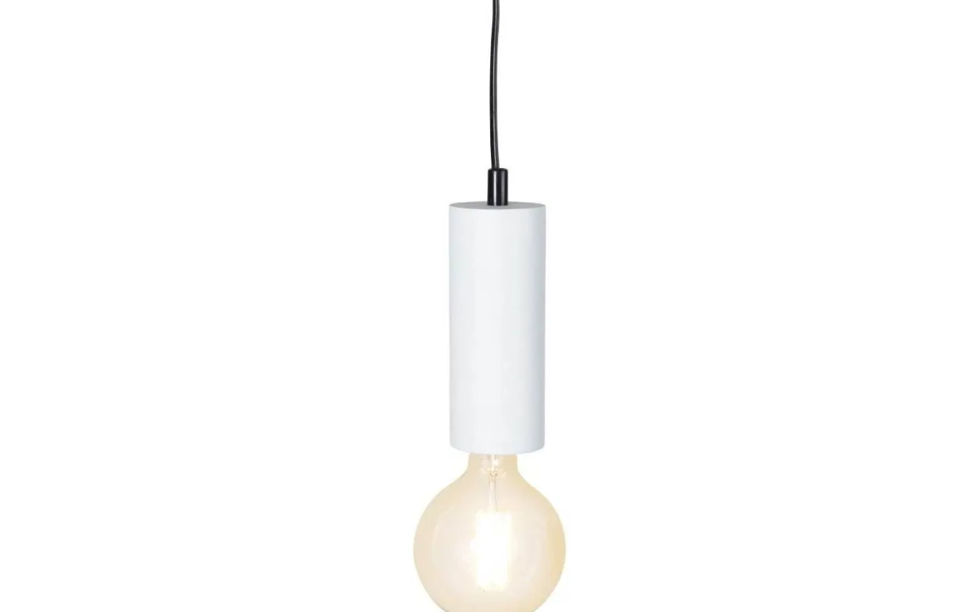 Tub pendel E27 3,5m Vit