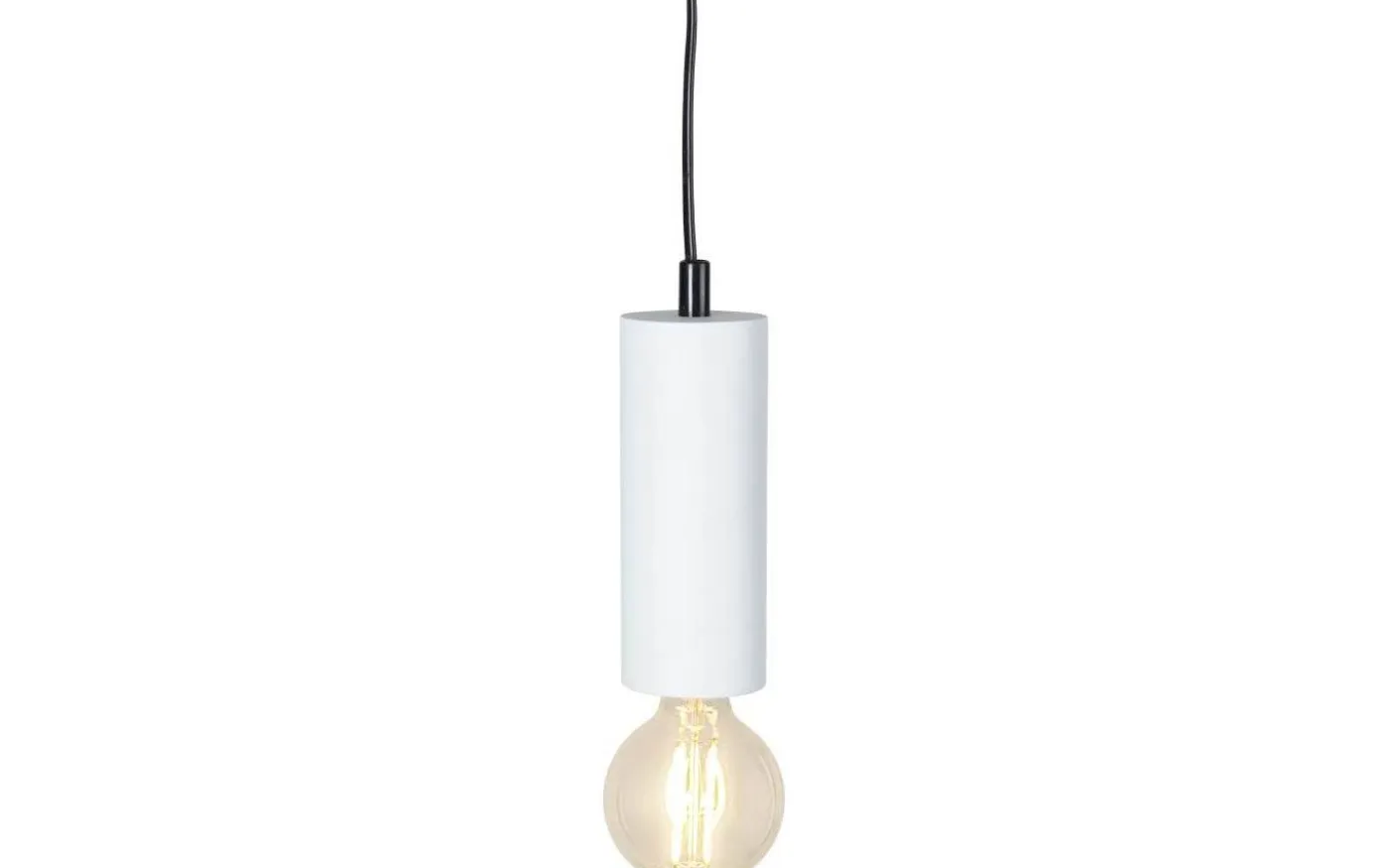 Tub pendel E27 3,5m Vit