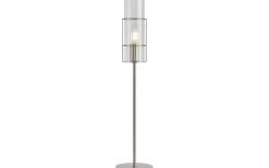 Tubo Bordslampa 65cm Satin Nickel/Klar