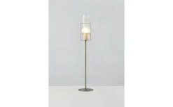 Tubo Bordslampa 65cm Satin Nickel/Klar