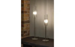 Tubo Bordslampa 50cm Satin Nickel/Klar