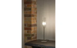 Tubo Bordslampa 50cm Satin Nickel/Klar