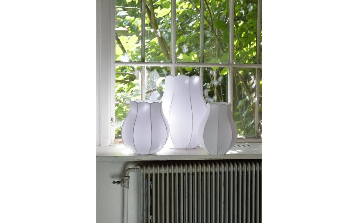 Tulip Lampskärm Ø40cm Stretch Vit Lyx