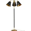 Tullgarn Golvfot 148cm 3L Mässing/Svart