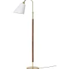 Tullgarn Golvfot 148cm Mässing/Valnöt