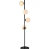 Twist Golvlampa 150cm Svart/Opal