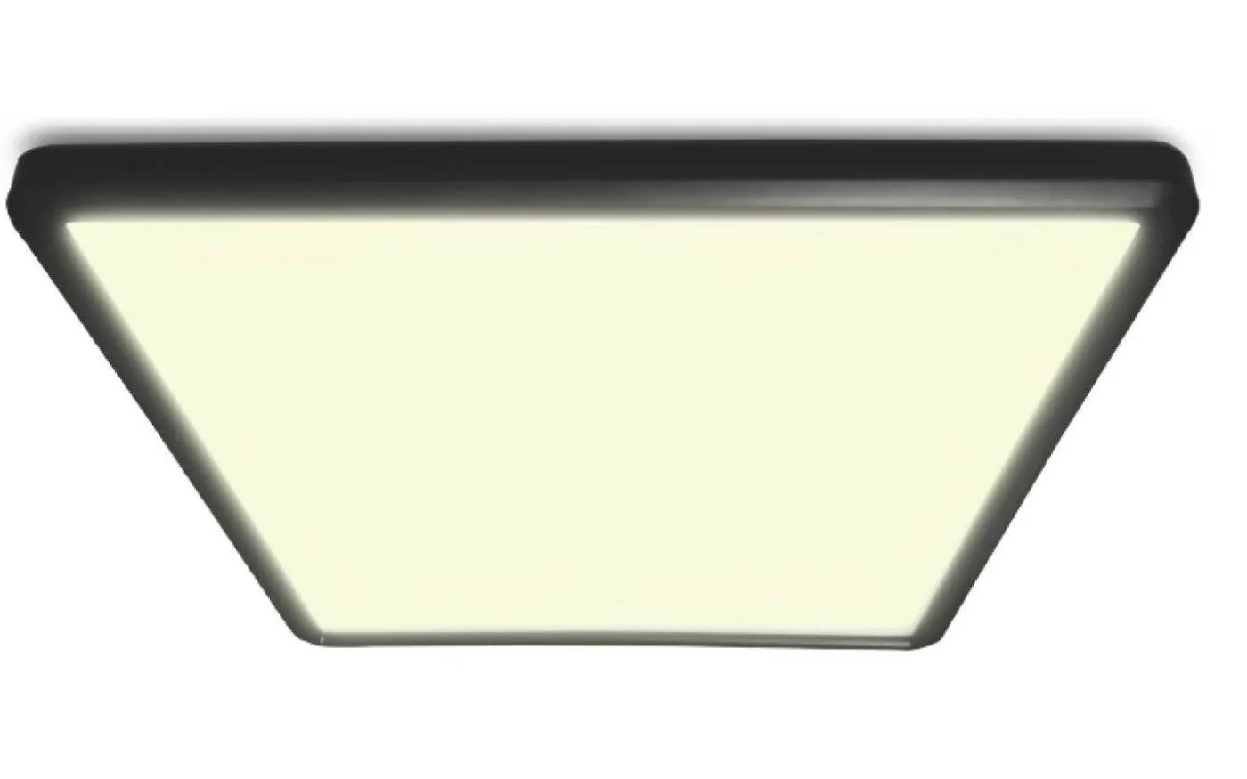 Ultra Plafond 29cm LED 3-Steg DIM Minne 3000K 1600lm 18W(150W) Svart IP54