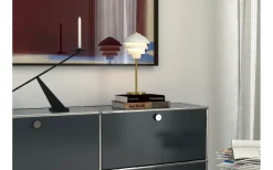 Valencia Bordslampa 41cm Vit/Mässing