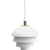 Valencia Fönsterlampa 18cm Vit/Mässing