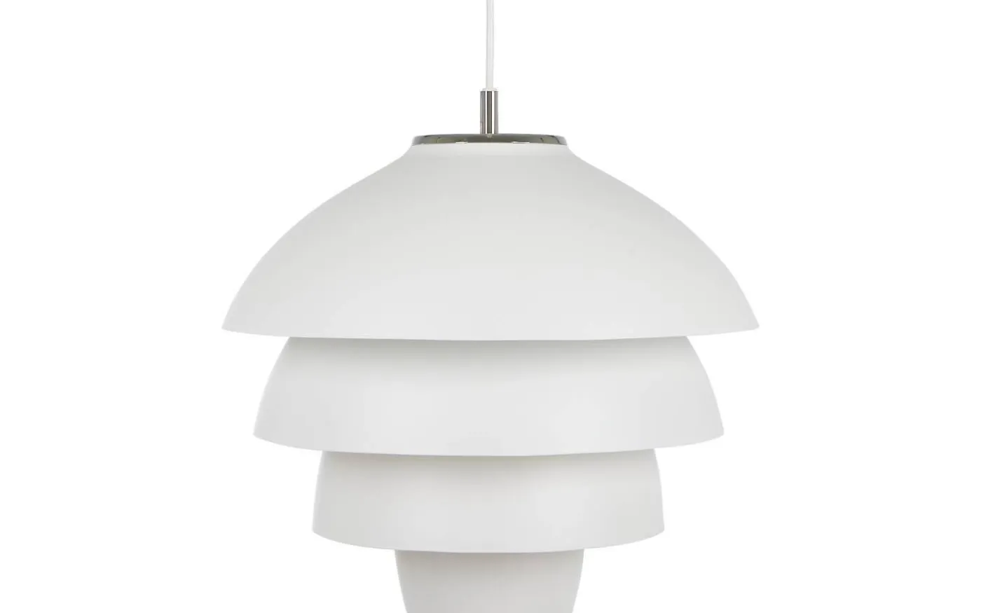 Valencia Taklampa 42cm Vit/Krom