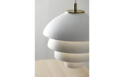 Valencia Taklampa 32cm Vit/Mässing