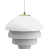 Valencia Taklampa 42cm Vit/Mässing