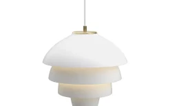 Valencia Taklampa 42cm Vit/Mässing