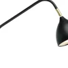 Valencia Vägglampa 1L 45cm Svart/Mässing