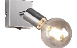 Vannes Spotlight E27 borstat stål