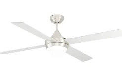Varadero Takfläkt 122cm Nickel Med Belysning