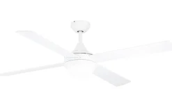 Varadero Takfläkt 122cm Vit Med Belysning