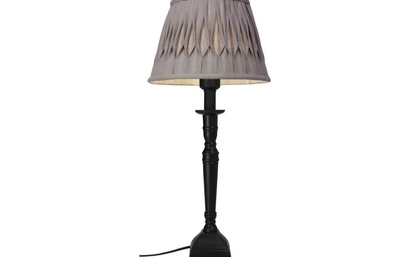 Veckad Lampskärm Ø25cm Grå