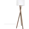 Vega Golvlampa 160cm Vit/Valnöt