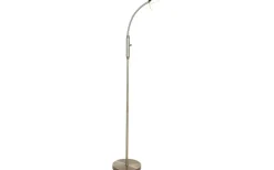 Vegas Golvlampa 140cm LED 3000K 7W Dimbar Antikmässing
