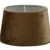 Velutto Oval Lampskärm 30cm Tobacco