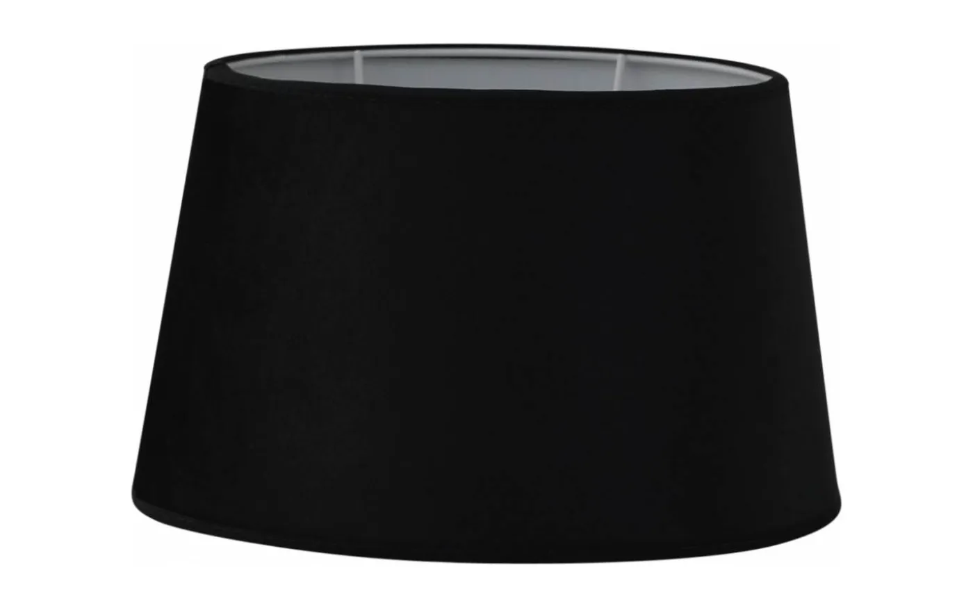 Velutto Oval Lampskärm 25cm Svart