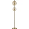 Venedig Golvlampa Glas 168cm Guld
