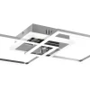 Venida Plafond LED fyrkantig krom 4000K
